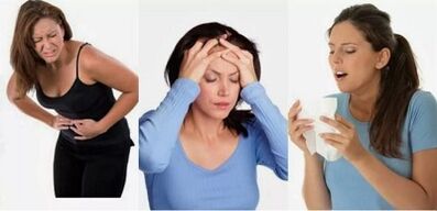 Մարդու մարմնում մակաբույծների նշաններ