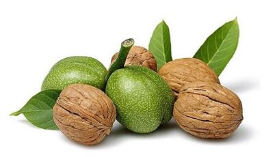 ընկույզ՝ օրգանիզմից մակաբույծները հեռացնելու համար